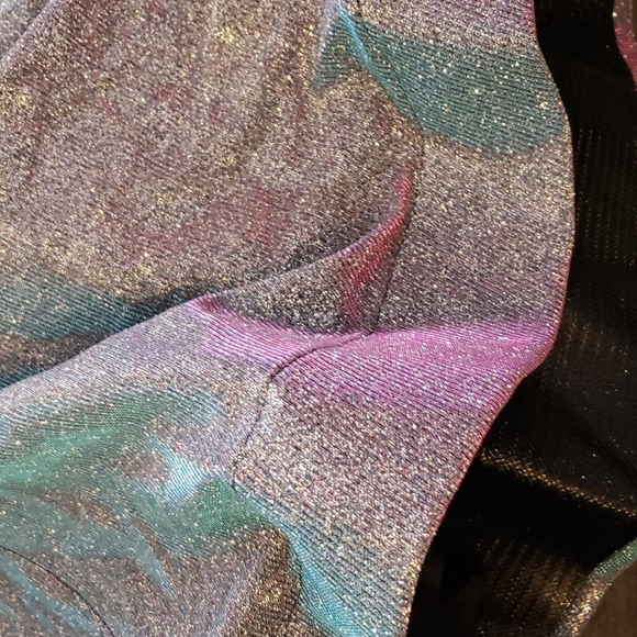 Grab-A-Dress Special Grey Iridescent Sleeveless Fit & Flare Dress Size 0 - Picture 6 of 10